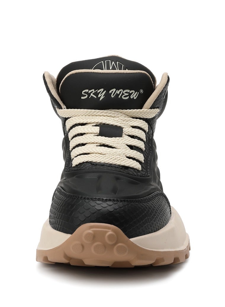 Sky View SKY VIEW Men Fashion Casual Shoes Double Tongue Design Hiking Sneakers Non-Slip Trekking Walking Shoes Running Shoes for Men with Arch Support  - Image 3