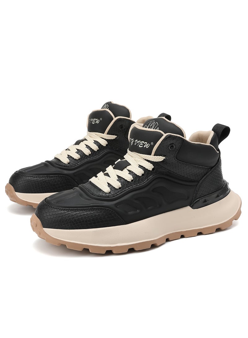 Sky View SKY VIEW Men Fashion Casual Shoes Double Tongue Design Hiking Sneakers Non-Slip Trekking Walking Shoes Running Shoes for Men with Arch Support  - Image 1