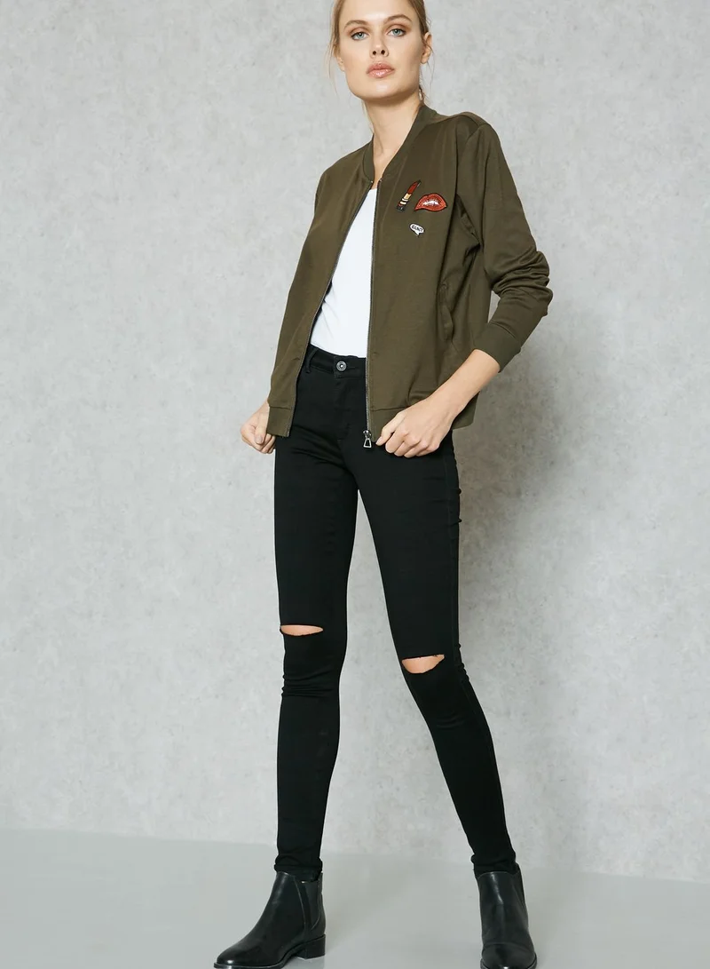 ONLY Patches Bomber Jacket