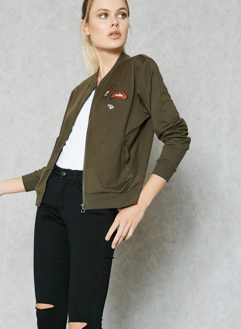 ONLY Patches Bomber Jacket