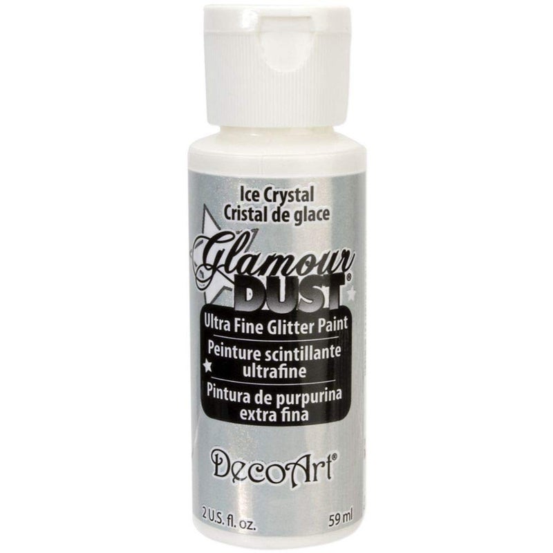 DecoArt Glamour Dust 2-Ounce Ice Crystal Glitter Paint - Image 1