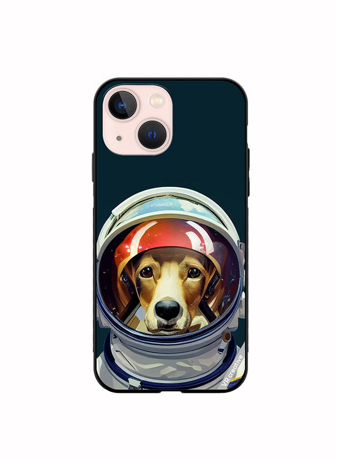VR CREATIVE Protective Case Cover For Apple iPhone 13 An Astronaut Dog In A Spacesuit Is Ready For Space Flight Design Multicolour - Image 1