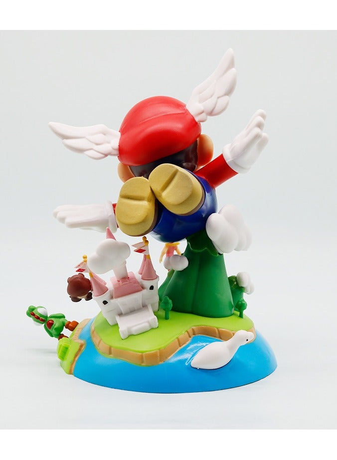 Mario Super Mario Scene Figure Ornament PVC Desk Decor Gift for Fans Kids & Game Collectors Home Display Decoration - Image 4