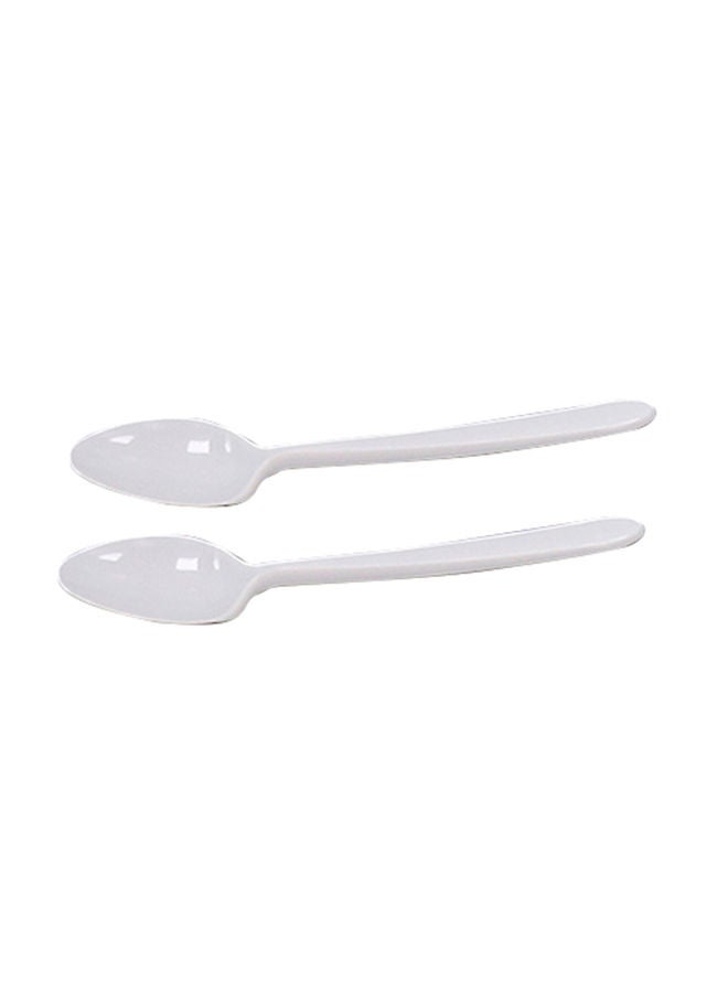 Home Box Falcon 50-Piece Disposable Plastic Tea Spoon 16.5 cm - Image 1