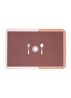 Status Contract Set of Runner & Mat Kitchen Decor | Anti-Skid Rubber Kitchen Floor Mat | Napa Skin Super Absorbent Non Slip Mat - Floor Rug | Waterproof Kitchen Mat | (Brown) (RR-120x40,DM-38x58 CM)  - Image 2