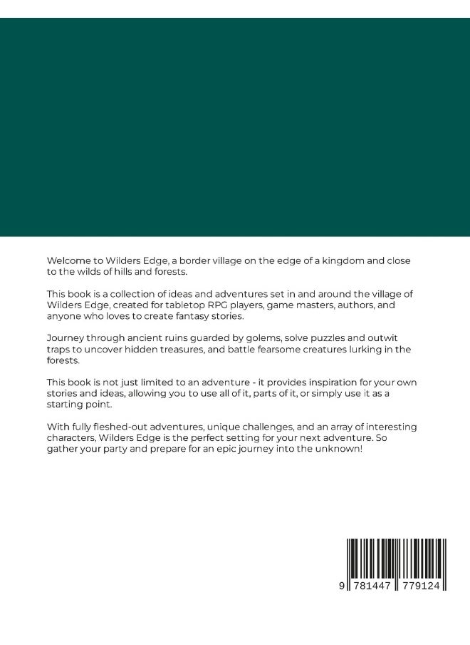 The Village of WILDERS EDGE A complete drop in setting for any Fantasy Tabletop RPG: A complete drop in setting for any Fantasy Tabletop RPG  - Image 2