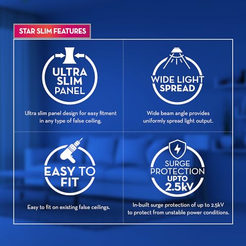 Crompton Star Slim Recessed Downlighter 3W Round Cool Day Light | Pack of 2 | False Ceiling required, Cutout: 3" | For Hall, Bedroom, Kitchen, Office, Store - Image 3