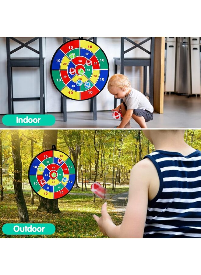 Large Dart Board for Kids, Kids Dart Board with Sticky Balls, Boys Toys, Indoor/Sport Outdoor Fun Party Play Game Toys, Birthday Gifts for 3 4 5 6 7 8 9 10 11 12 Year Old Boys Girls - Image 4