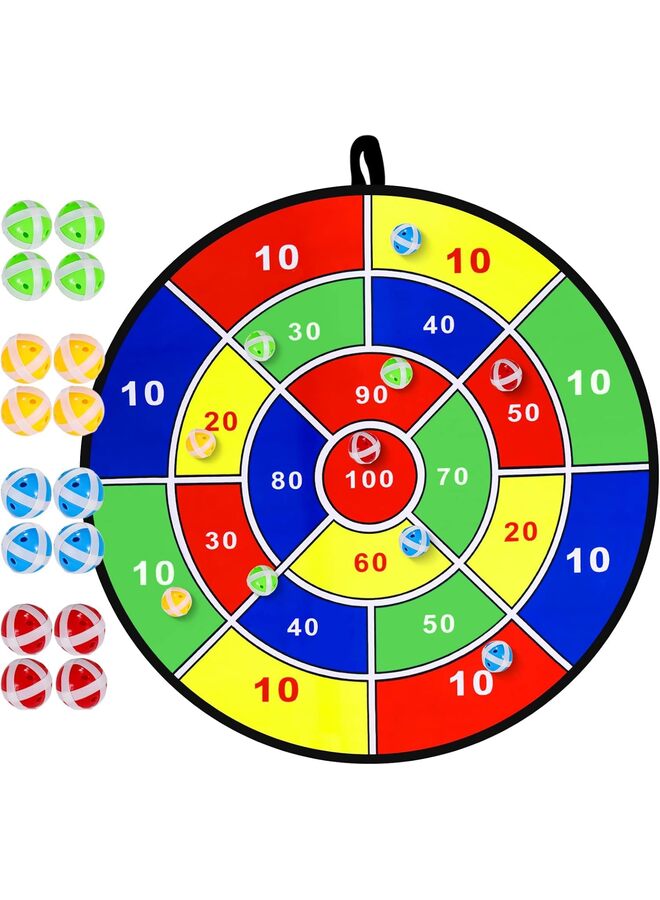 Large Dart Board for Kids, Kids Dart Board with Sticky Balls, Boys Toys, Indoor/Sport Outdoor Fun Party Play Game Toys, Birthday Gifts for 3 4 5 6 7 8 9 10 11 12 Year Old Boys Girls - Image 1