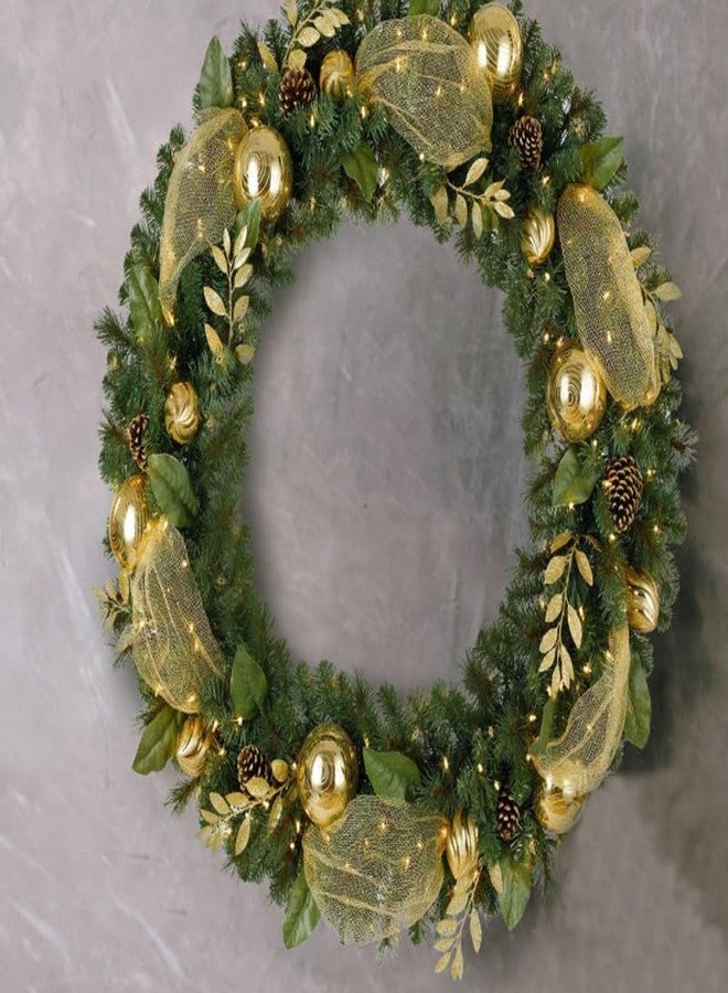 Amosfun 3pcs Round Wreath Frame Christmas Wreath Forms - 11.8 Inch Egg Shaped Metal Wire Frames for DIY Floral Arrangement Holiday Decorations - Image 5