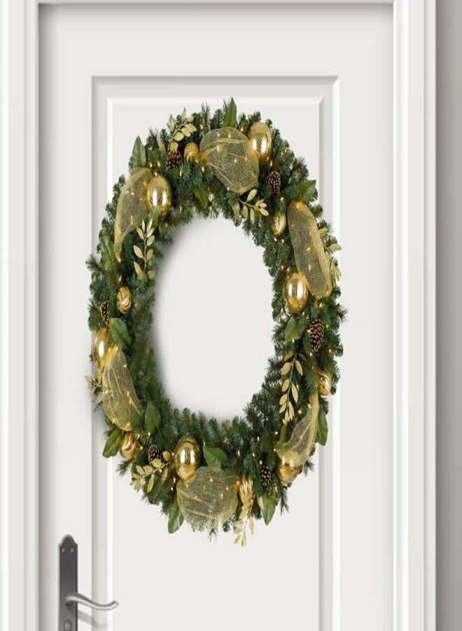 Amosfun 3pcs Round Wreath Frame Christmas Wreath Forms - 11.8 Inch Egg Shaped Metal Wire Frames for DIY Floral Arrangement Holiday Decorations - Image 4