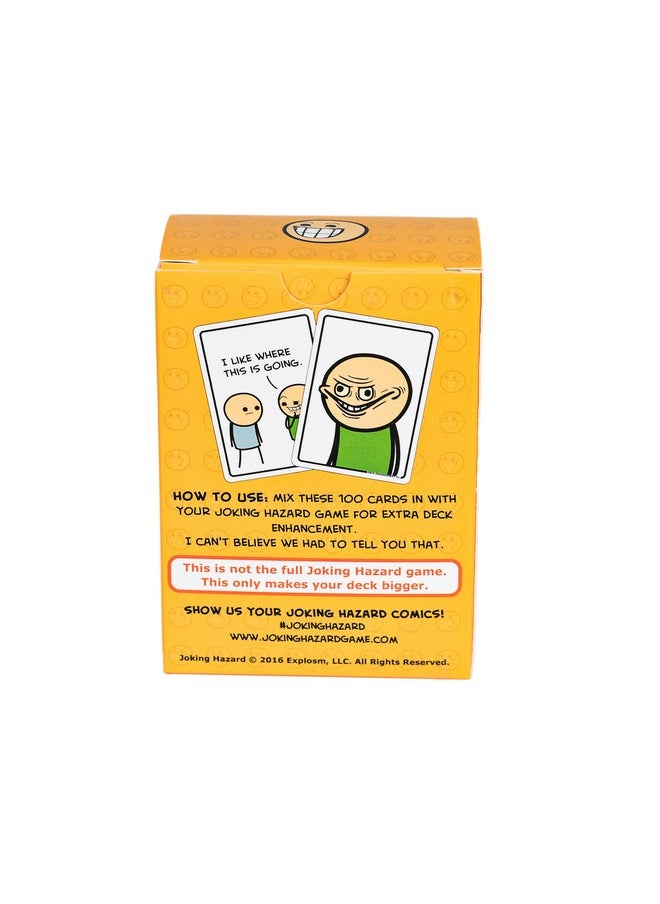 Joking Hazard - Ent #1 - The First Expansion Of Joking Hazard Comic Building Card - Party Game By Cyanide And Happiness For 3-10 Players , Orange, Medium - Image 1