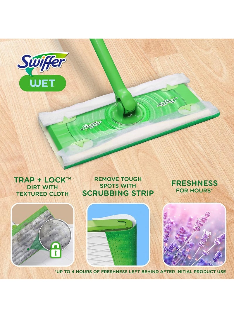 Swiffer Swiffer Sweeper Wet Mopping Pad Refills for Floor Mop with Febreze Lavender Scent, 12 Count - Image 2