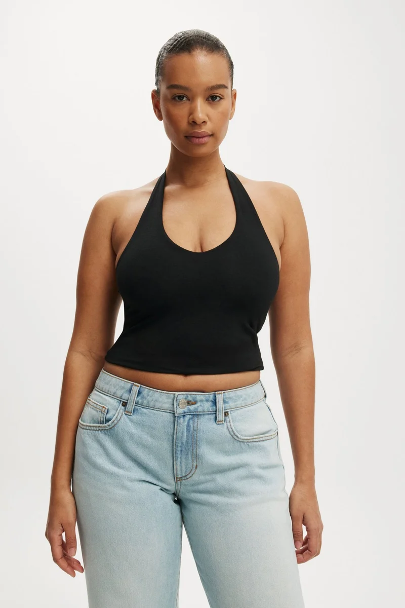 Cotton On All Day V Neck Halter Top