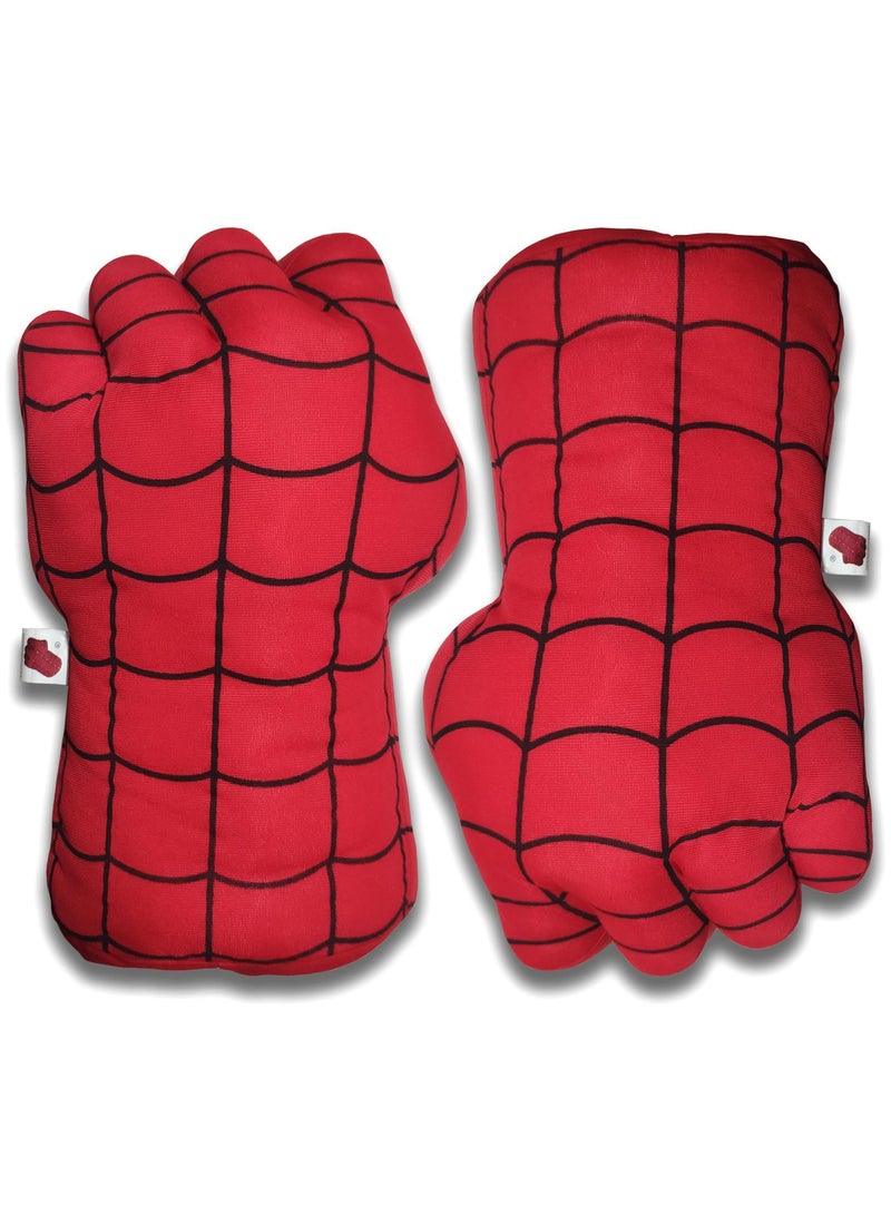 عام 1 زوج من القفازات لعبة الرجل العنكبوت الأحمر