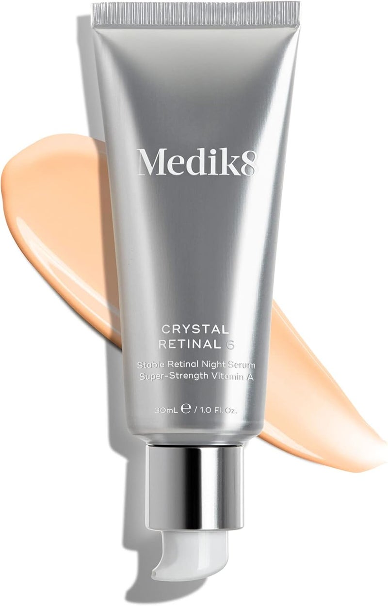 Medik8 مصل ليلي مضاد للشيخوخة من ميديك8 كريستال ريتينال 6 يحسن التجاعيد وثبات البشرة 006 قوة ريتينال أسرع 11 مرة من الريتينول لمستخدمي فيتامين أ العاديين 30 مل