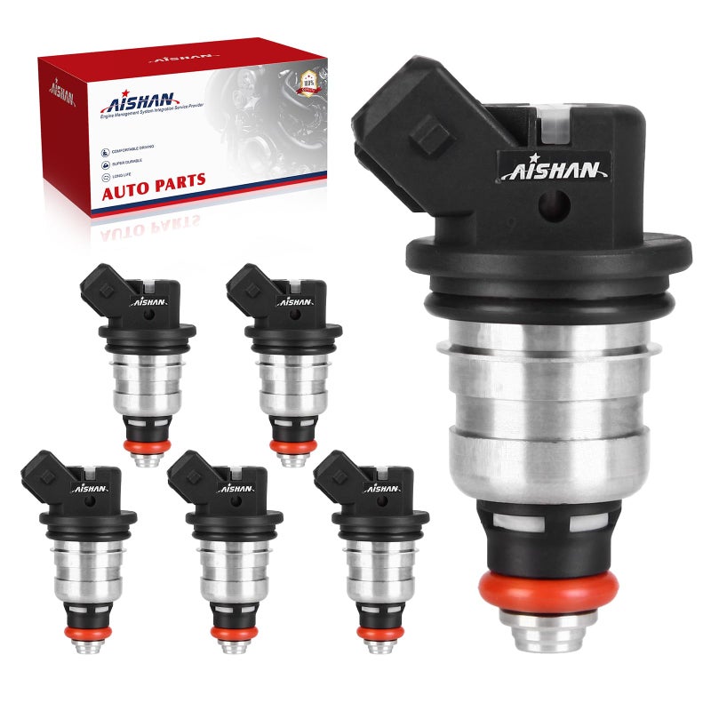 AISHAN 6PCS Fuel Injectors 1 Hole Compatible with Mercury Outboard 150hp DFI Optimax Mariner 135200 HP Optimax Outboard 135HP 150HP 175HP 2000 2001 2002 2003 2004 2005 2006 Replace 37003804841 - Image 2