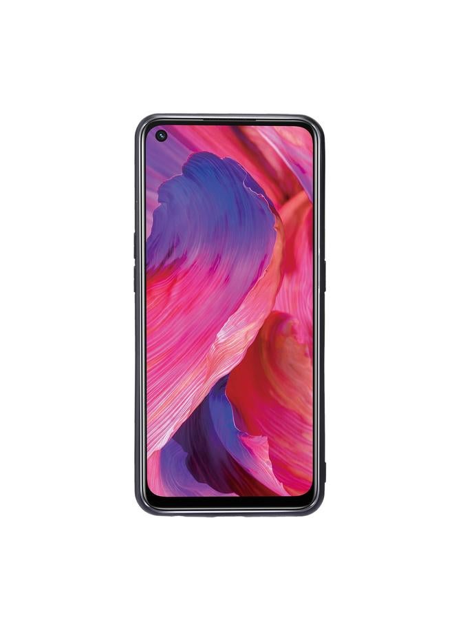 S-TOP Case For OPPO A74 4G Double Buckle PU + TPU Shockproof Magnetic Protective Case with Card Slot & Holder - Image 3