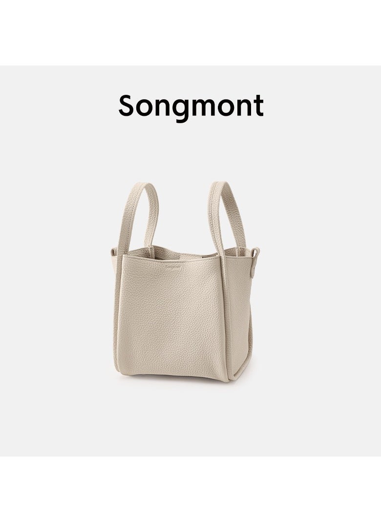 Songmont Songmont Mountain Pine Small & Medium Basket Bag Lock Closure, Genuine Leather, Large Capacity Tote for Women  - Image 1