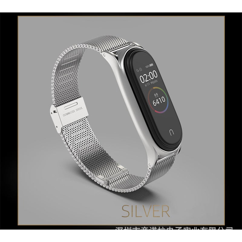 Suitable For Xiaomi Bracelet Wristband Metal Stainless Steel Milanese Nice Mi 6/5/4/3 Universal Replacement Strap - Image 3