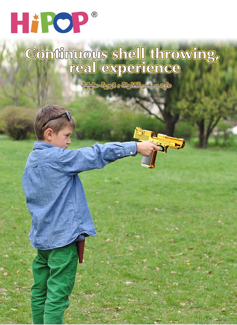 HIPOP Desert Eagle Children's Toy Gun,Shell Ejecting Soft Bullet Gun Toy,With Automatic Loading,Pistol Toy for Kids  - Image 2