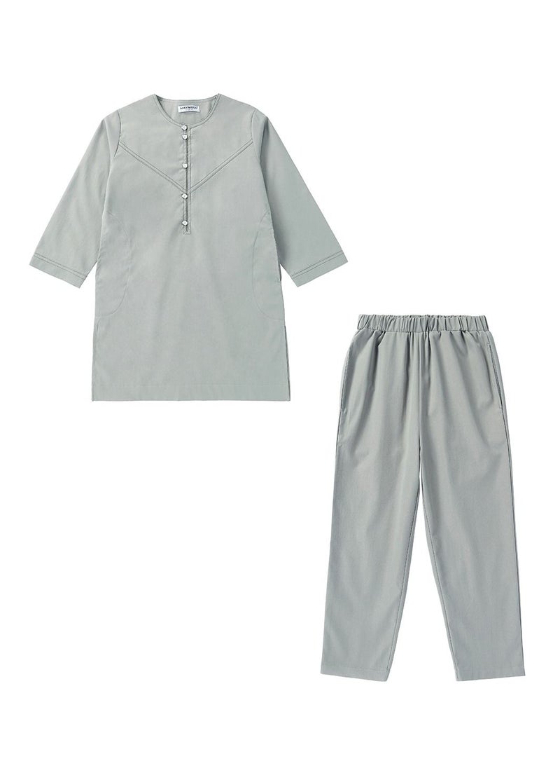 Loquat Boys Robe Suit Gray Green  - Image 3