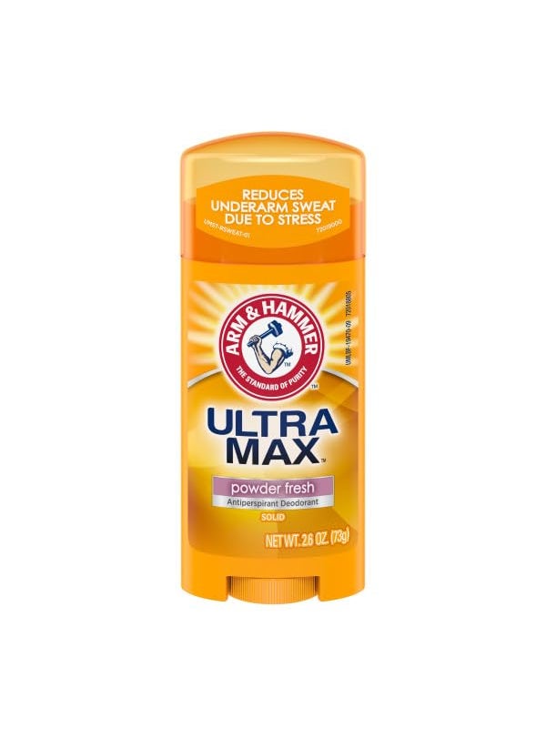 Arm & Hammer - ARM & HAMMER ULTRAMAX Anti-Perspirant Deodorant Solid Powder Fresh 2.60 oz (Pack of 6) - Image 1