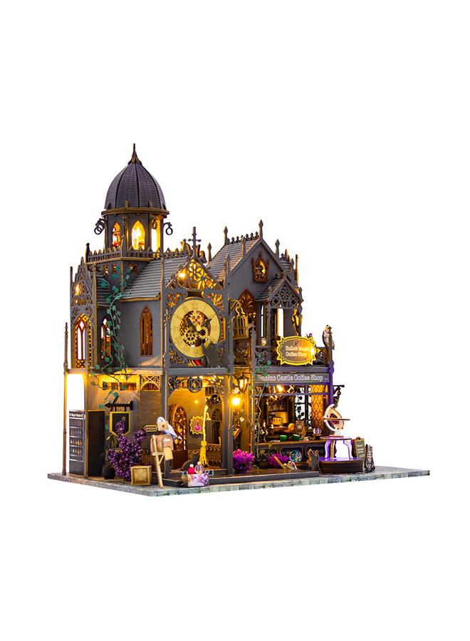 Bluejw Hongda Diy Cabin Magic Magic Castle 3d Three-dimensional Assembled Book Stand Building Model Adult Decompression Toy Gift - Image 1