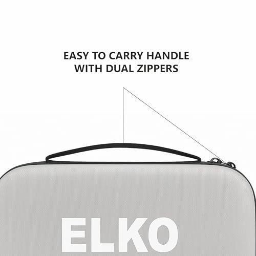 ELKO EVA Stethoscope Case with Dual Mesh Pockets and Center Sleeve for Accessories | Compatible with All Stethoscopes (Grey) - Image 3