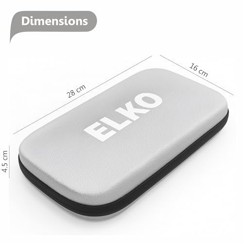 ELKO EVA Stethoscope Case with Dual Mesh Pockets and Center Sleeve for Accessories | Compatible with All Stethoscopes (Grey) - Image 2