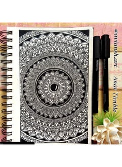 BRUSTRO BRUSTRO Professional Pigment Based Fineliner Pen |Black| Set of 8 - Tip Size 0.05mm, 0.1mm, 0.2mm, 0.3mm, 0.4mm, 0.5mm, 0.6mm and 0.8mm| Ideal For Mandala, Drawing,Artist Illustration,Sketching  - Image 5