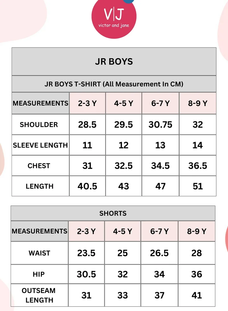victor and jane Victor and Jane Junior Boys' Slogan Print Shorts with Lace-up and Elasticated waist - pack of 3