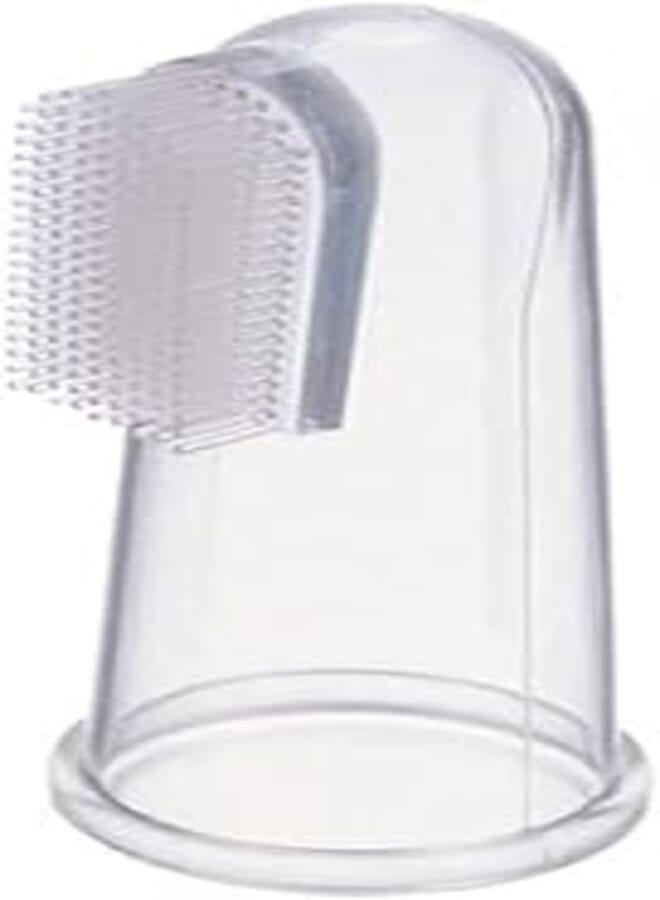 Baby's finger silicone toothbrush thumb toothbrush tongue brush care kit