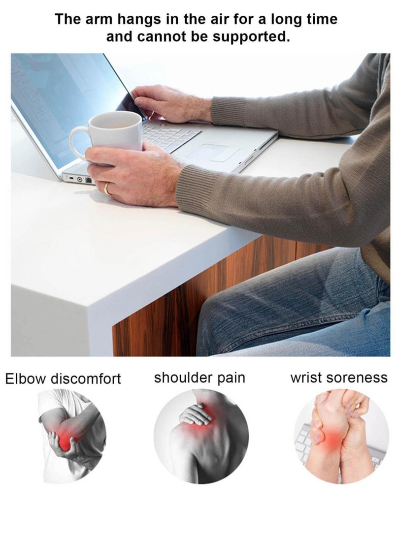 Excefore Armrest Pads, Ergonomic Chair armrest Cushions Elbow Pillow, Lift Adjustable Armrest Pads for Office Chair, Gaming Chair Arm Pads, for Elbow Support and Relief - Image 5