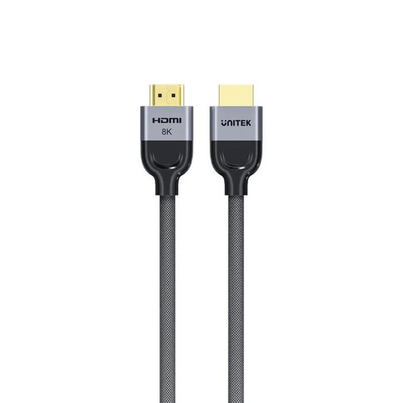 كابل HDMI نايلون مجدول 8K، 8M، دعم دقة 8K@60 هرتز، توافق عالمي، نقل بيانات عالي السرعة، دعم ARC - Image 1