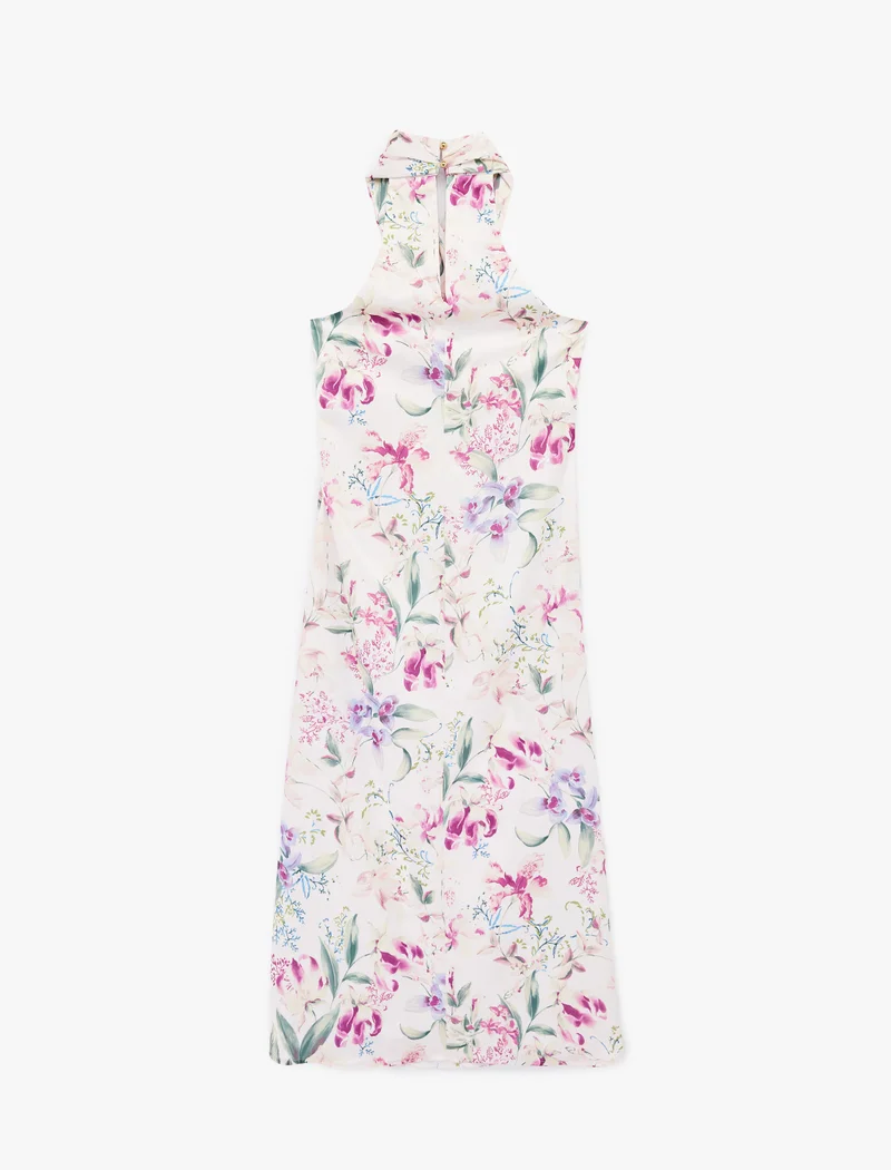 Koton  Halter Neck Satin Dress for Women | Best Price UAE