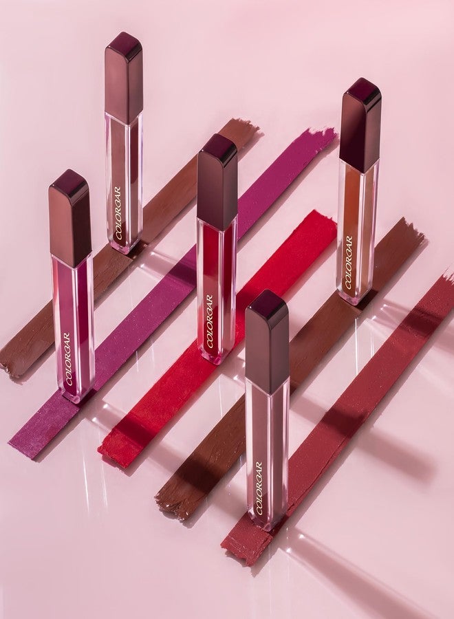 Colorbar Powerkiss Vegan Matte Lipcolor - Hydrating Matte Lipstick - Talc-Free and Highly Pigmented Liquid Lipstick - 002 Tempted - 0.16 oz - Image 3