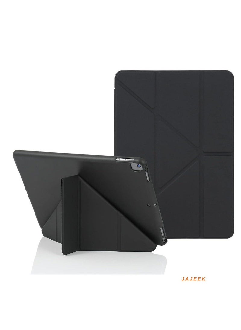 JAJEEK iPad 10.2 inch Case – Compatible with iPad 9th Generation 2021, iPad 8th Generation 2020 & iPad 7th Generation 2019 – 5-in-1 Multiple Viewing Angles, Auto Wake/Sleep, Soft Back Cover, Black – Premium Protection and Functionality - Image 1