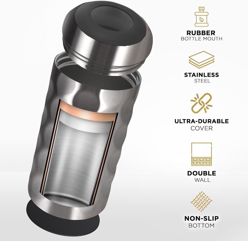 UMIEN Premium Wine Chiller - 750ml Stainless Steel Bottle Cooler, Double-Walled & Vacuum Insulated - Keeps Wine Cold for 6+ Hours - Perfect Christmas Gift for Wine Lovers – Fits Most Champagne Bottles - Image 5