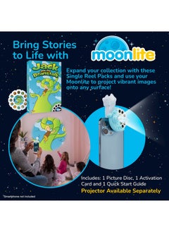 Moonlite Storybook Reels For Flashlight Projector, Kids Toddler | Jack & The Beanstalk | Single Reel Pack Story For 12 Months And Up  - Image 2