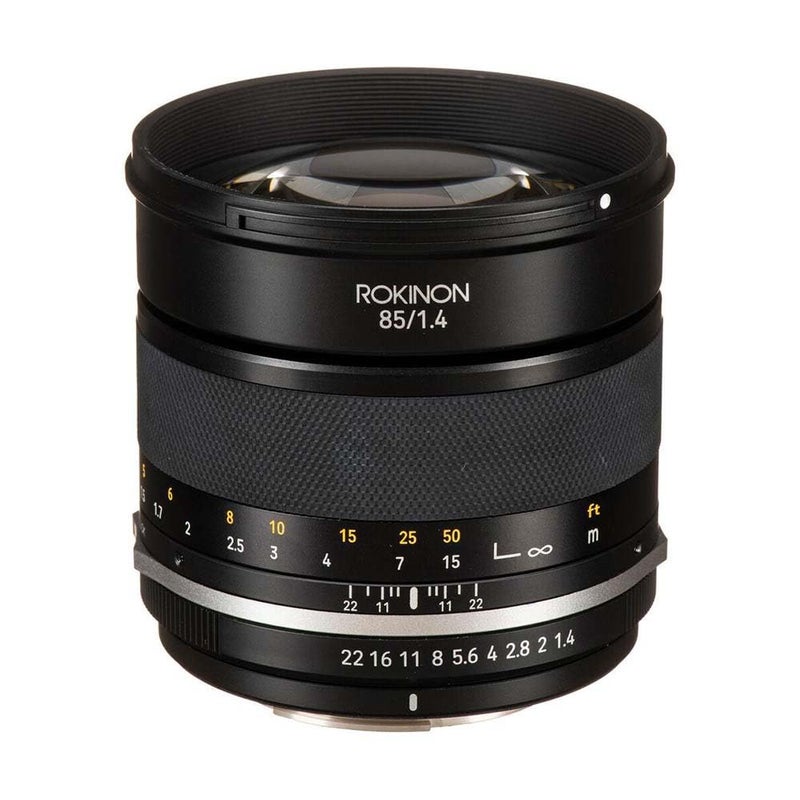 عدسة روكينون السلسلة الثانية 85 مم F14 محكمة الغلق عالية السرعة لكاميرات كانون EF
