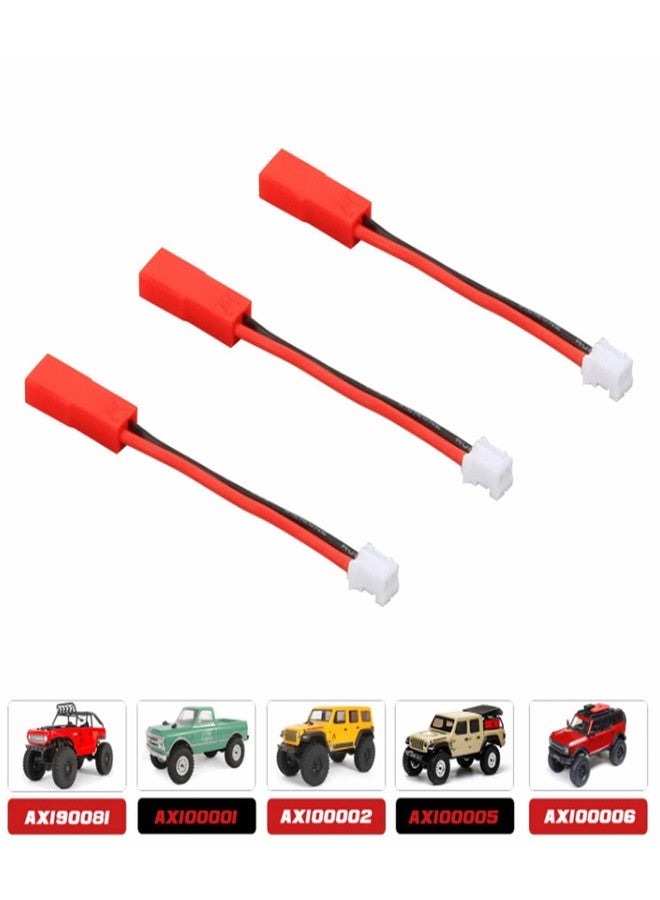 plplaaoo 3Pcs PH2.0 to JST Connector,RC Winch Controller with Adapter Plug,Plug Adapter Connector, Universal Parts Accessory, for AXIAL SCX24 1/24 Tracked Vehicle Upgrade Part,RC Accessories - Image 5