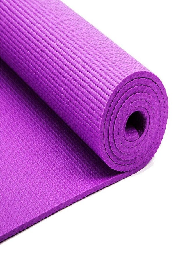 Zerolex Yoga Mat Non Slip Textured Surface Reversible Yoga Mat Thick Exercise & Workout Meditation Mat for Yoga, Pilates and Fitness (24x68mm) Pack of 1 Multi Clour - Image 4