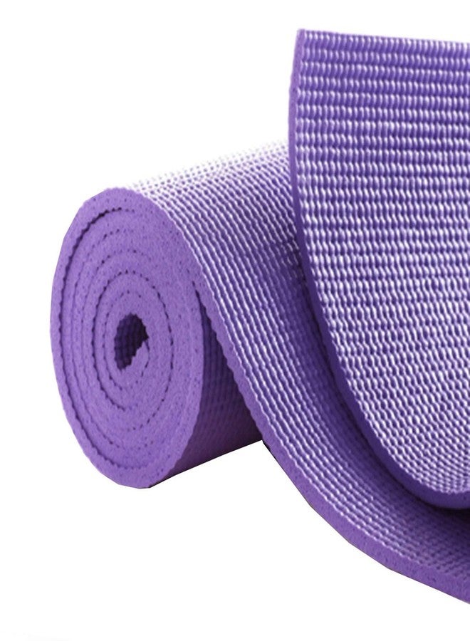 Zerolex Yoga Mat Non Slip Textured Surface Reversible Yoga Mat Thick Exercise & Workout Meditation Mat for Yoga, Pilates and Fitness (24x68mm) Pack of 1 Multi Clour - Image 2