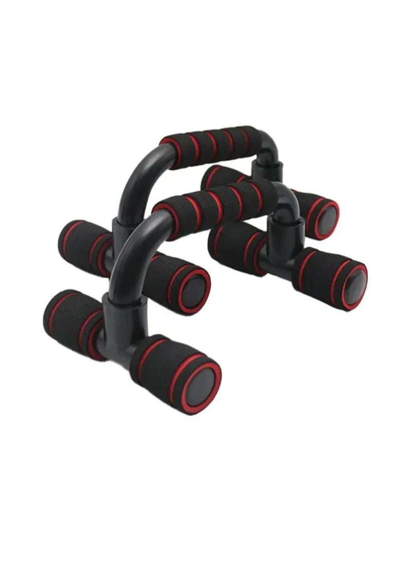 بوش اب مقابض تمارين الضغط عالية الجودة مع وسادات إسفنجية مريحة وقوية لتحسين وضعية الجسم وتقليل إجهاد المعصم أثناء تمارين الضغط - مثالية للمبتدئين والمحترفين" - Image 4