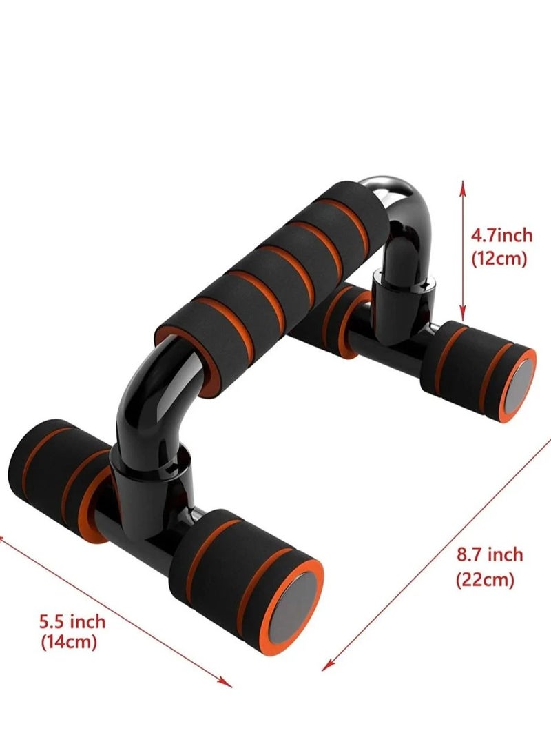 بوش اب مقابض تمارين الضغط عالية الجودة مع وسادات إسفنجية مريحة وقوية لتحسين وضعية الجسم وتقليل إجهاد المعصم أثناء تمارين الضغط - مثالية للمبتدئين والمحترفين" - Image 5