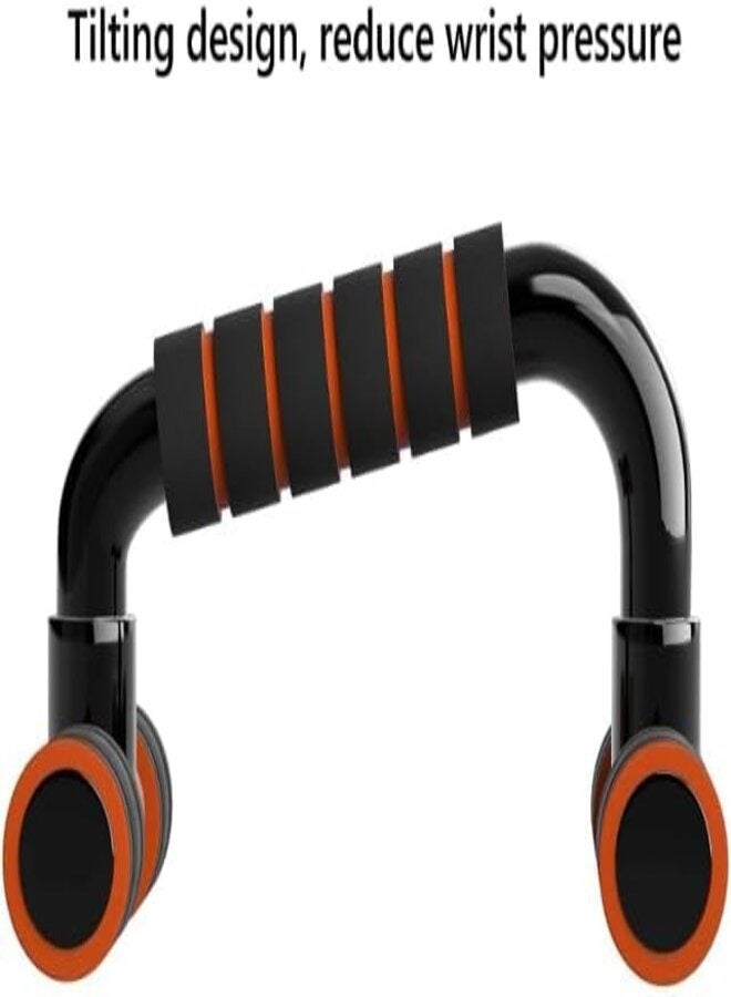 بوش اب مقابض تمارين الضغط عالية الجودة مع وسادات إسفنجية مريحة وقوية لتحسين وضعية الجسم وتقليل إجهاد المعصم أثناء تمارين الضغط - مثالية للمبتدئين والمحترفين" - Image 1