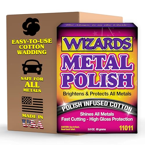 Wizards Metal Polish_Silver, Brass, Stainless & Aluminum Car Care 3oz-wt_11011 - Image 1