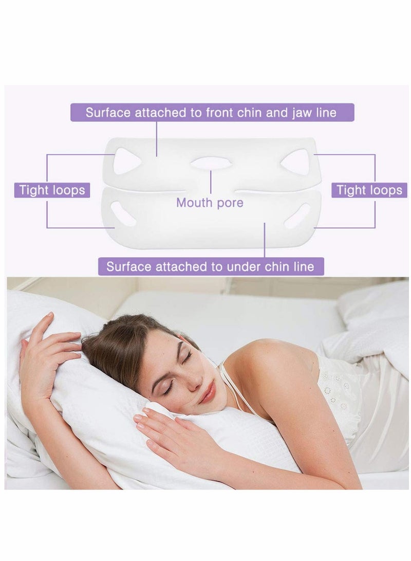 V-Shape Mask, Hanging Ears Hydrogel Line V, Lifting and Contouring Facial Line, Suitable for Double Chin Reduction, Facial Lifting  - Image 3