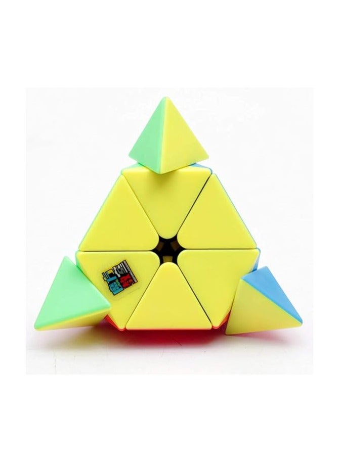 LiangCuber Moyu MoFang JiaoShi Meilong Pyramid stickerless Magic Cube Cubing Classroom Meilong 3x3 Pyramid Speed Cube Puzzle  - Image 2